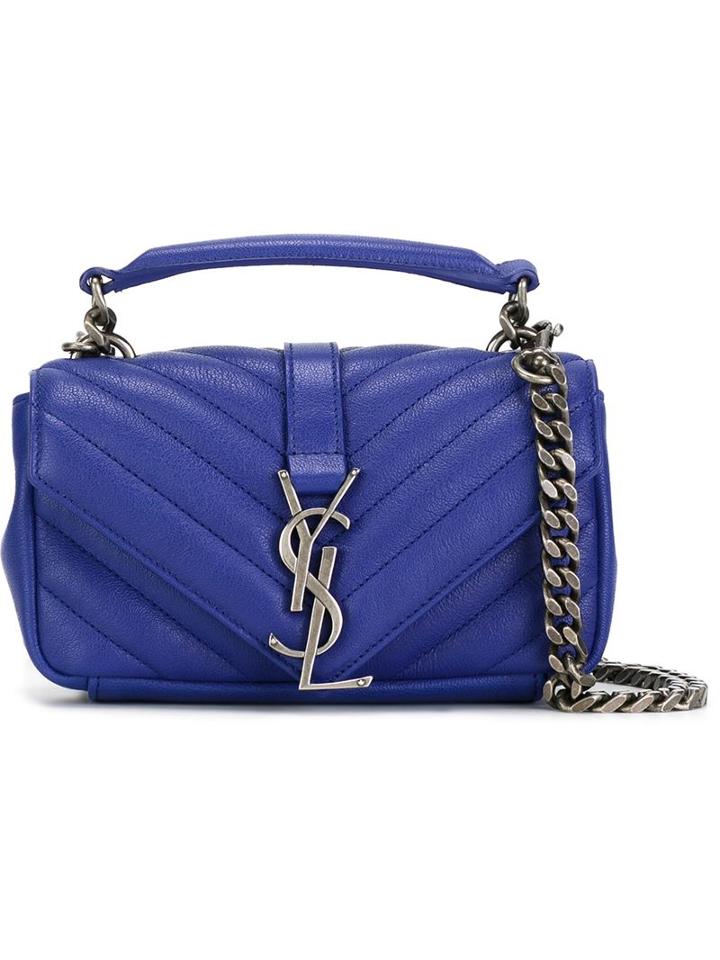 Saint Laurent Baby 'college Monogram' Crossbody Bag