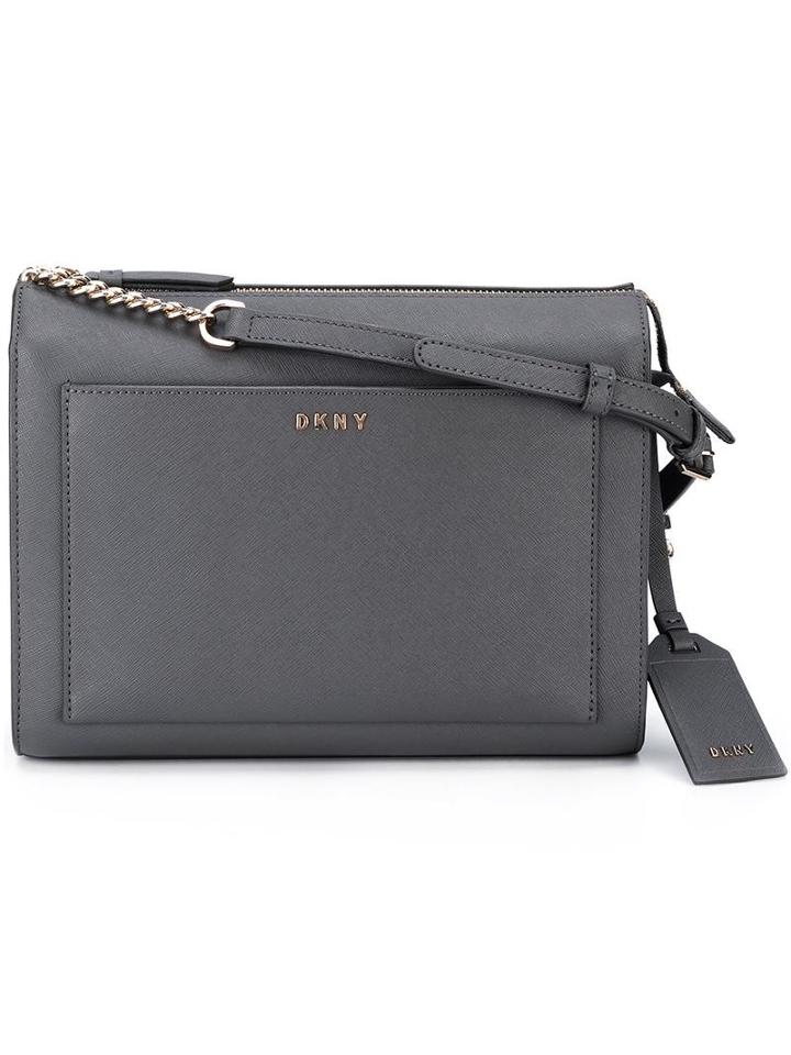 Dkny Front Pocket Crossbody Bag, Women's, Grey