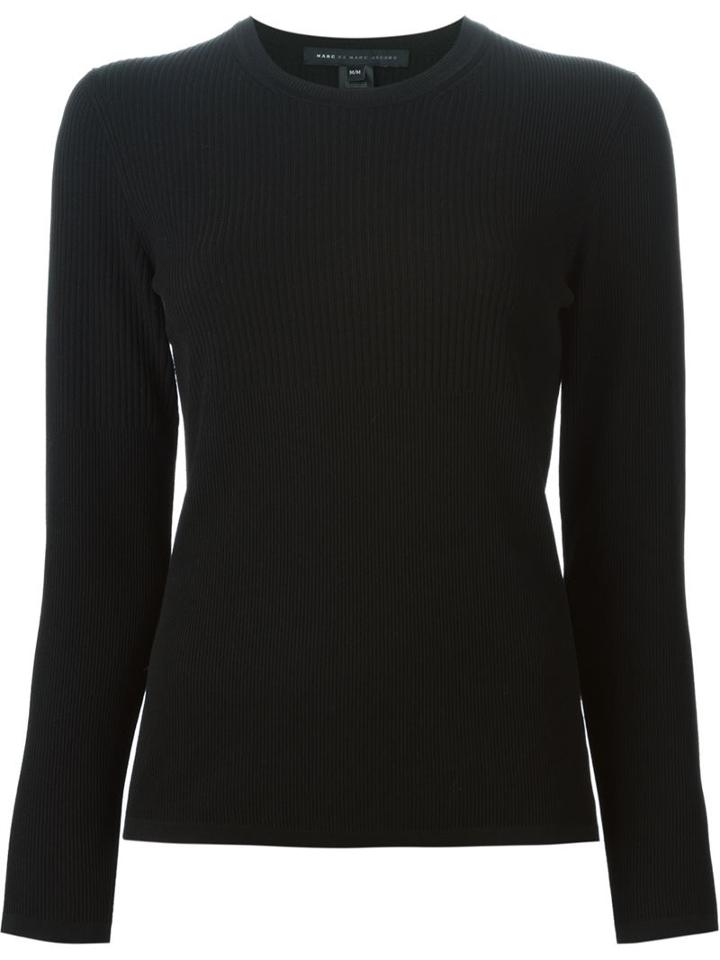 Marc By Marc Jacobs Ribbed Fine Knit Sweater