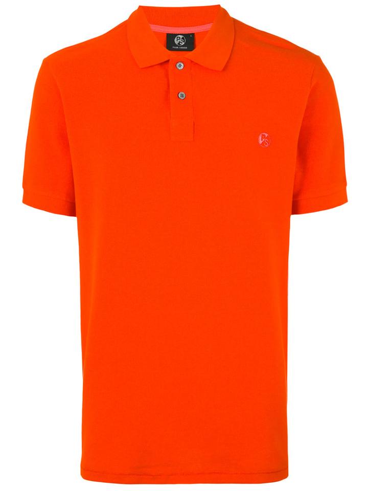 Ps By Paul Smith Classic Polo Shirt, Men's, Size: Xl, Yellow/orange, Cotton