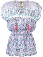 Alicia Bell Multi-print Tassel Top - Pink