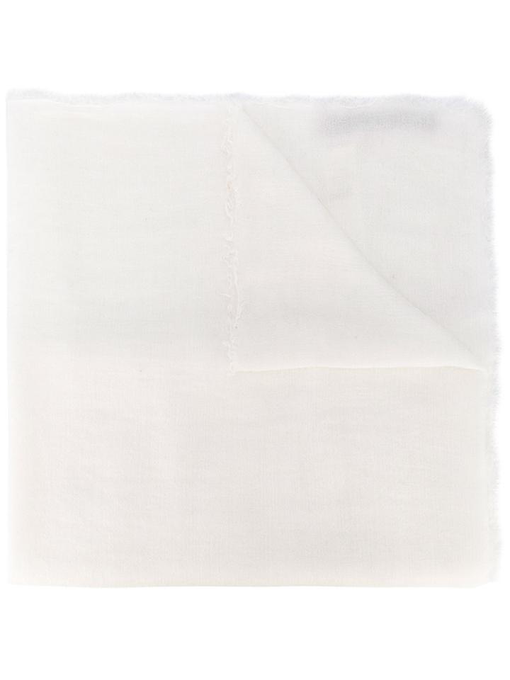 Rick Owens - Classic Woven Scarf - Women - Silk/cashmere - One Size, Nude/neutrals, Silk/cashmere