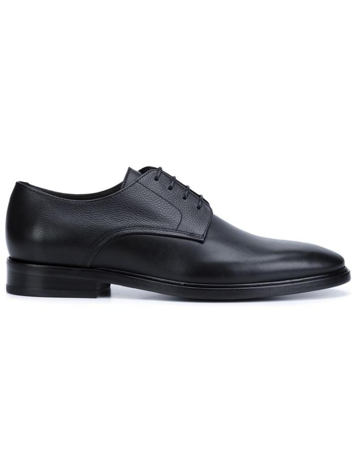 Lanvin Classic Derby Shoes, Men's, Size: 8, Black, Leather