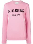 Iceberg Cashmere Logo Sweater - Pink