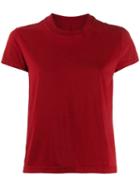 Rick Owens Drkshdw Round Neck T-shirt - Red