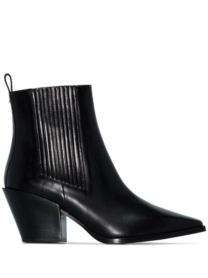 Aeyde Kate 80mm Ankle Boots - Black