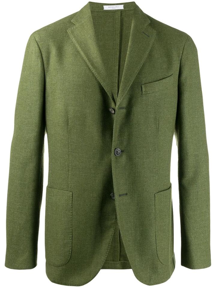 Boglioli Classic Fitted Blazer - Green