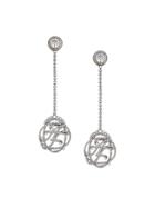 Alberta Ferretti Stoned Earrings - Metallic