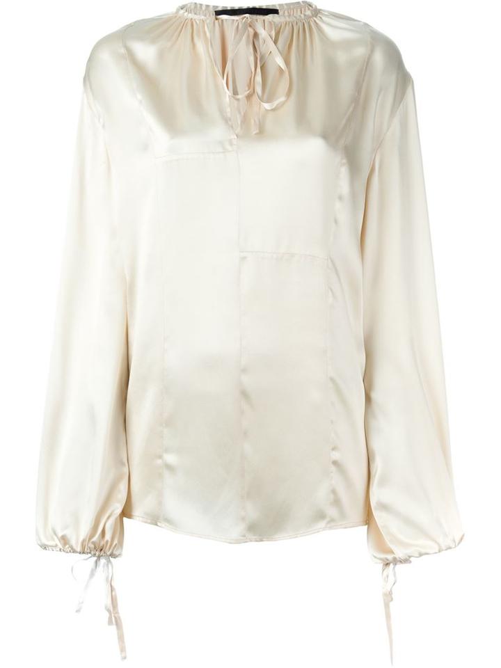 Haider Ackermann Drawstring Neck Blouse