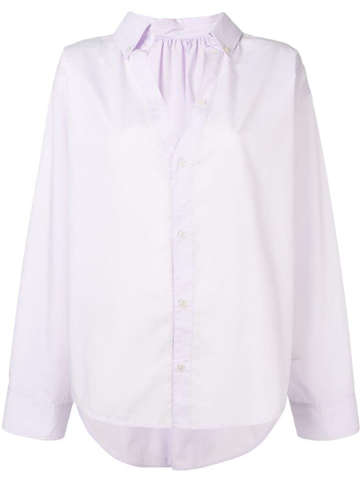 Erika Cavallini Button Down Shirt - Purple