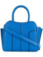 Tod's Panelled Tote Bag - Blue