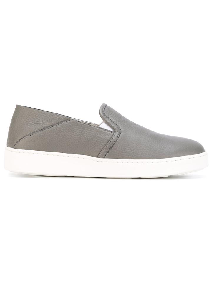 Santoni Slip-on Sneakers - Grey