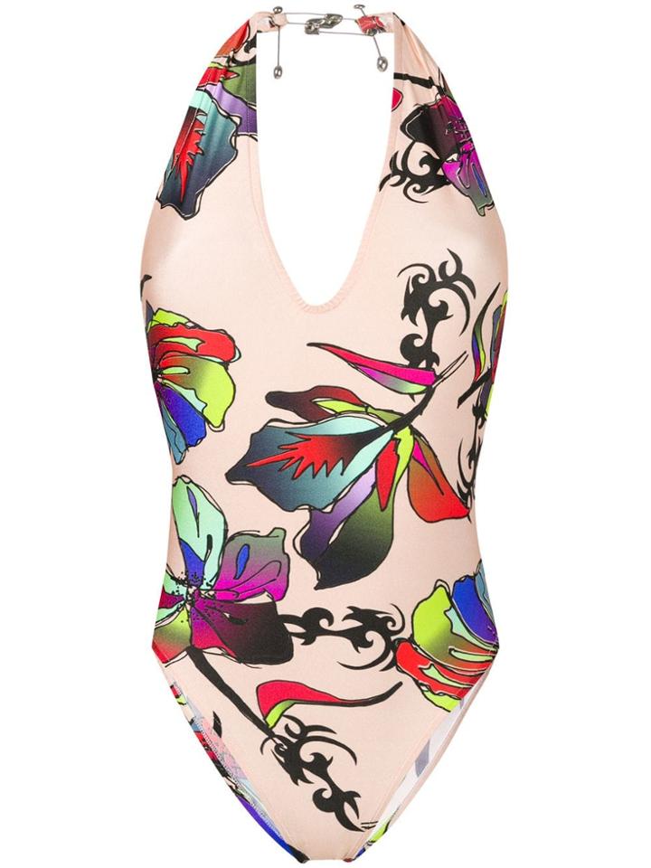 Barbara Bologna Floral Print Swimsuit - Neutrals