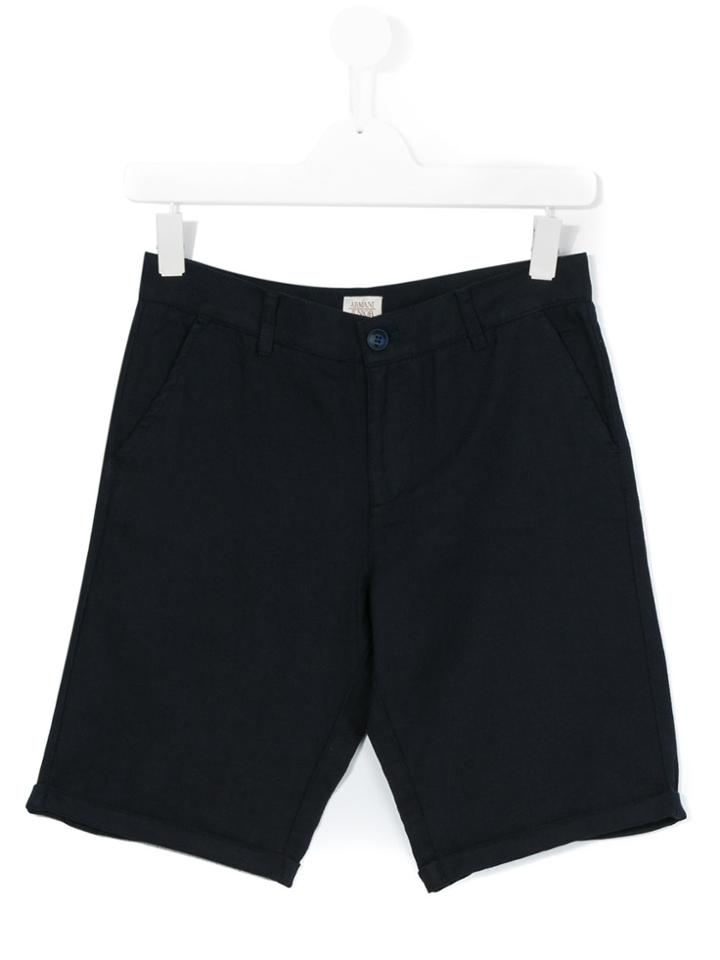 Armani Junior Teen Casual Shorts - Blue