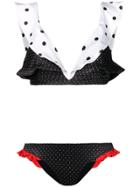 Ganni Prentis Bikini - White