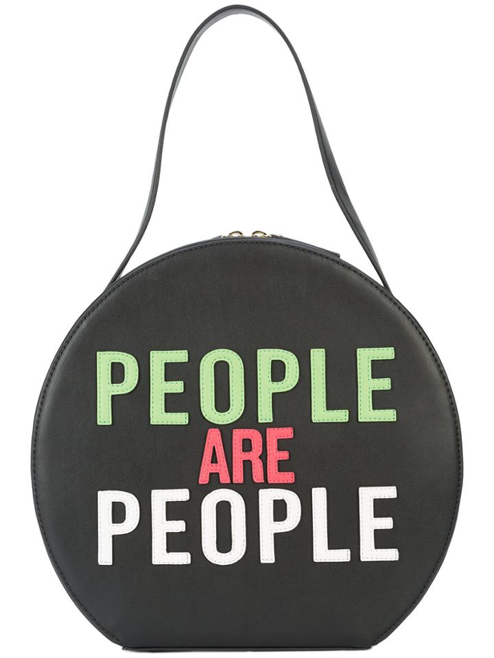 Christian Siriano People Are People Shoulder Bag - Black