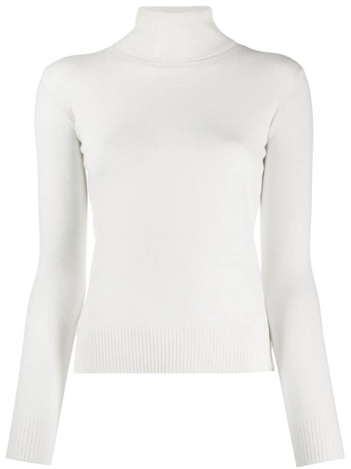 Aragona Turtleneck Jumper - White
