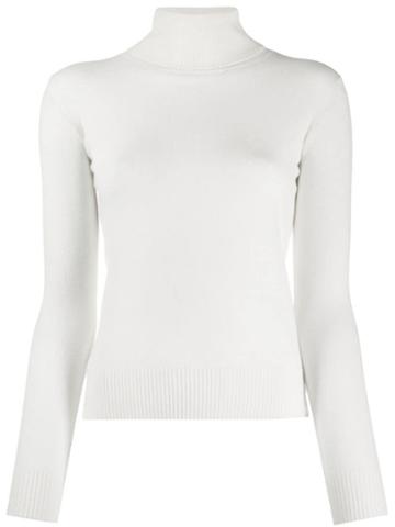 Aragona Turtleneck Jumper - White