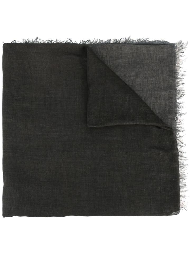 Faliero Sarti Frayed Edge Scarf, Women's, Brown, Modal/virgin Wool