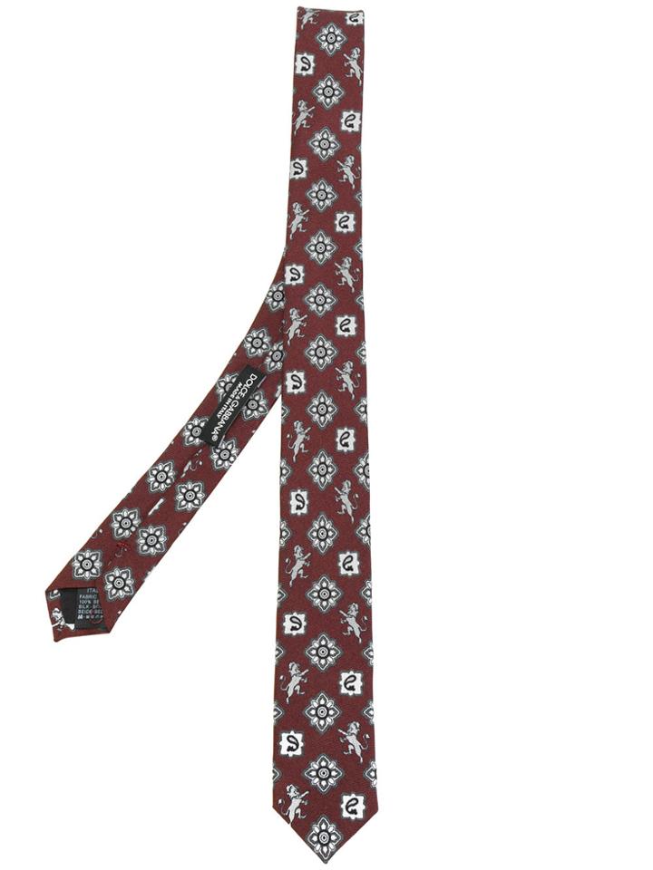 Dolce & Gabbana Printed Tie - Red
