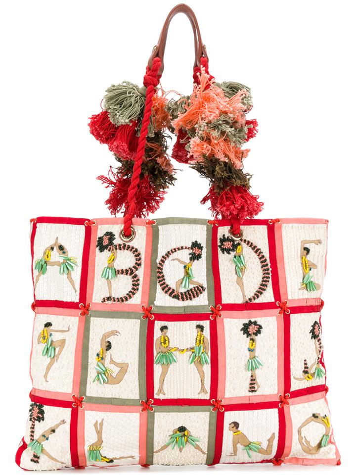 Jamin Puech Josephine Baker Tote - White