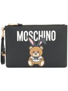 Moschino Playboy Teddy Clutch - Black