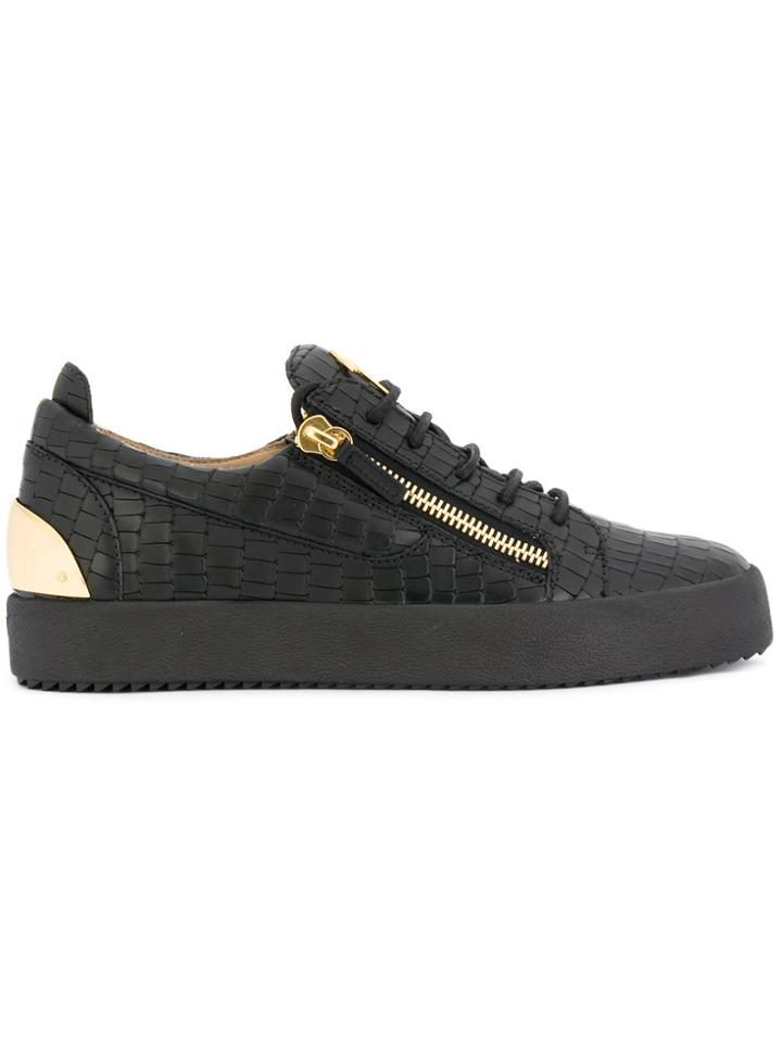 Giuseppe Zanotti Design Frankie Low Top Sneakers - Black