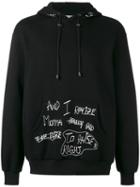 Selfmade By Gianfranco Villegas - Hooded Boxer Sweater - Men - Cotton - 48, Black, Cotton