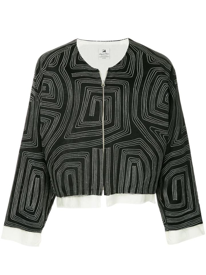 Sasquatchfabrix. Layered Printed Jacket - Black