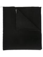 Paul Smith Contrast Stripe Pocket Square, Men's, Black, Virgin Wool/silk