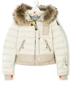 Parajumpers Kids Fur Trimmed Padded Jacket - Nude & Neutrals