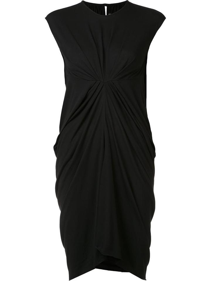 Rick Owens Lilies 'radiant' Tunic Dress, Women's, Size: 38, Black, Cotton/polyamide/viscose