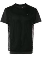 Adidas By Kolor Net Trim T-shirt, Men's, Size: Medium, Black, Polyester