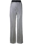 Lanvin Striped Trousers - Black