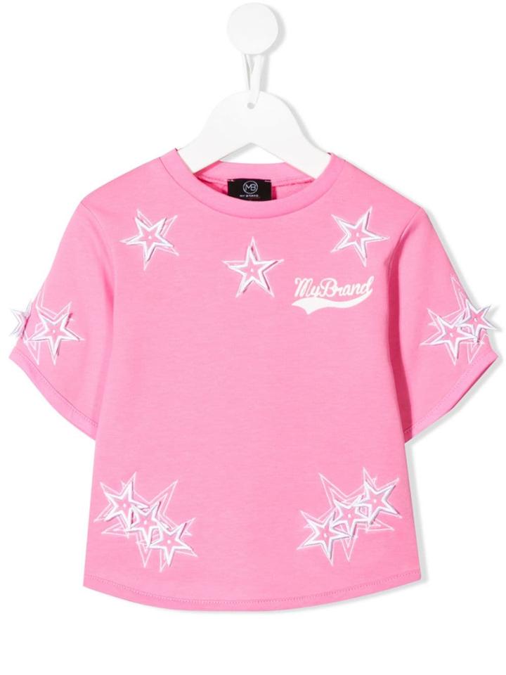 My Brand Kids Star Patch T-shirt - Pink