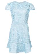 Alice+olivia Flared Lace Dress - Blue