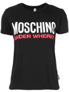 Moschino Statement Logo T-shirt - Black