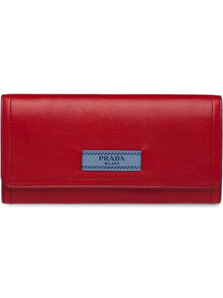 Prada Etiquette Wallet - Red