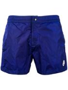 Moncler - Side Stripe Swim Shorts - Men - Polyester/polyimide - Xl, Blue, Polyester/polyimide