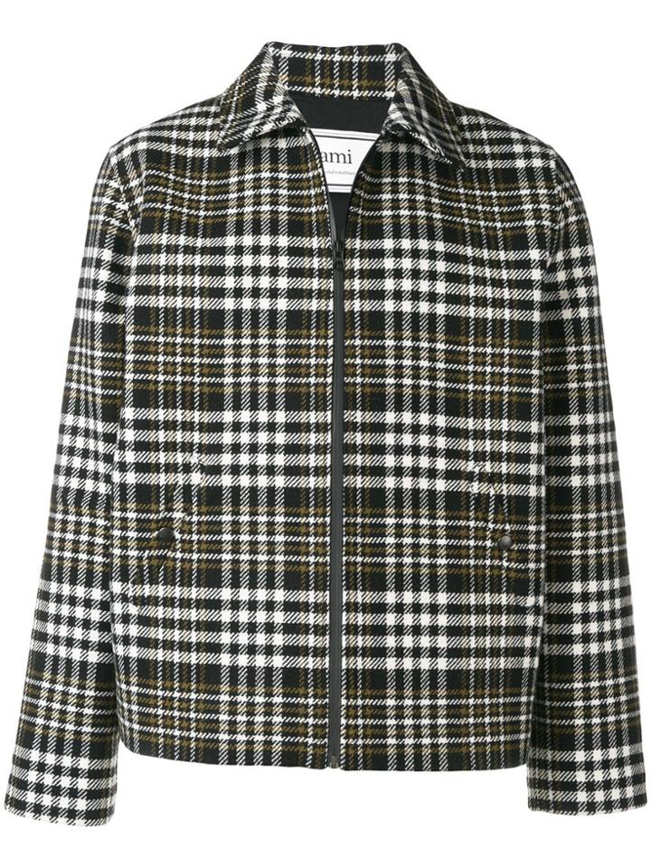 Ami Alexandre Mattiussi Bonded Zipped Jacket - Black