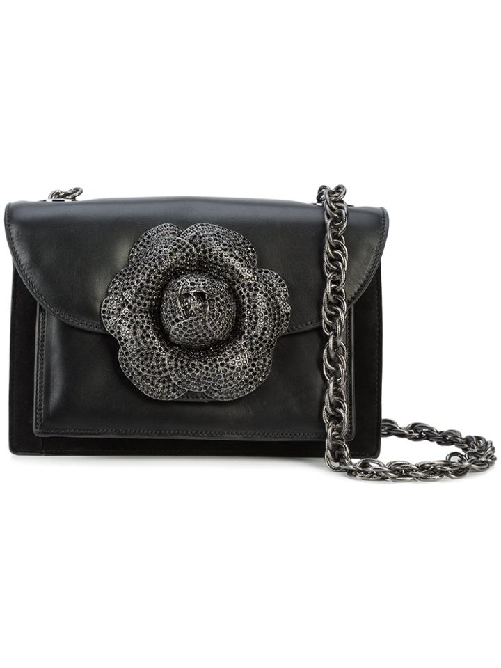 Oscar De La Renta Tro Crossbody Bag - Black