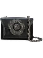 Oscar De La Renta Tro Crossbody Bag - Black