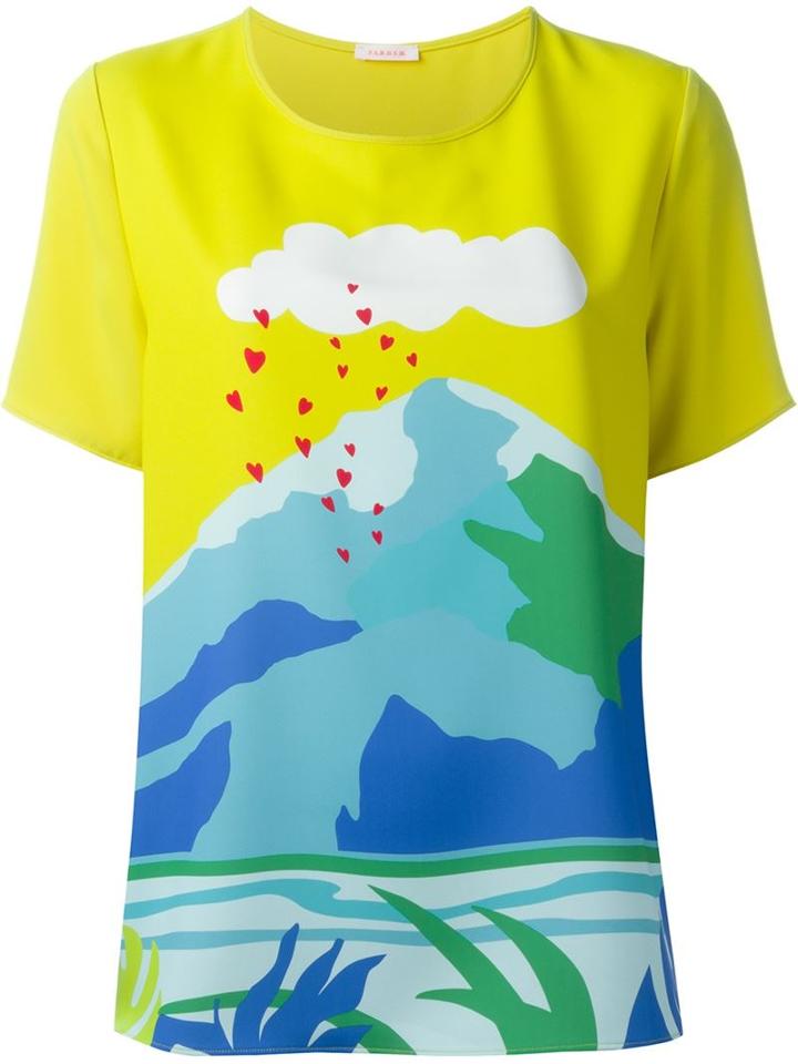 P.a.r.o.s.h. Mountain Print Blouse