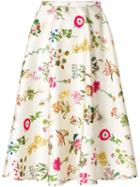 Nº21 Floral Print Skirt - Neutrals