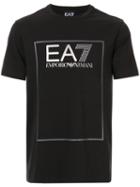 Ea7 Emporio Armani Box Print T-shirt - Black