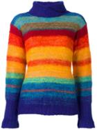 Kansai Yamamoto Vintage Rainbow Knit Jumper, Women's, Size: Medium
