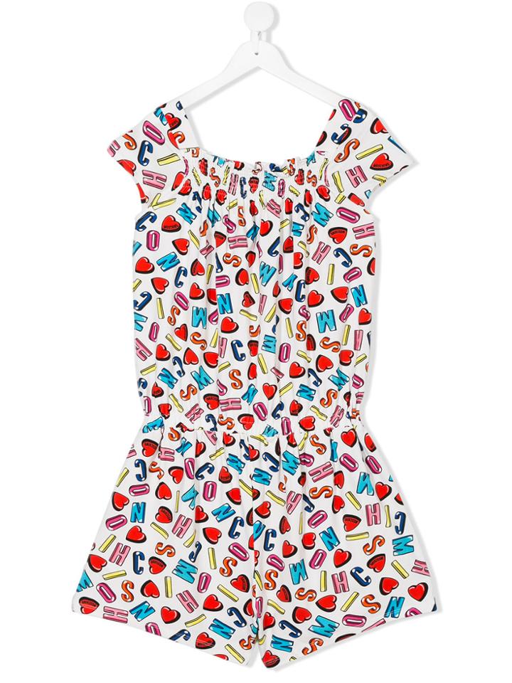 Moschino Kids Printed Playsuit - Unavailable