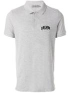 Calvin Klein Jeans Front Logo Polo Shirt - Grey