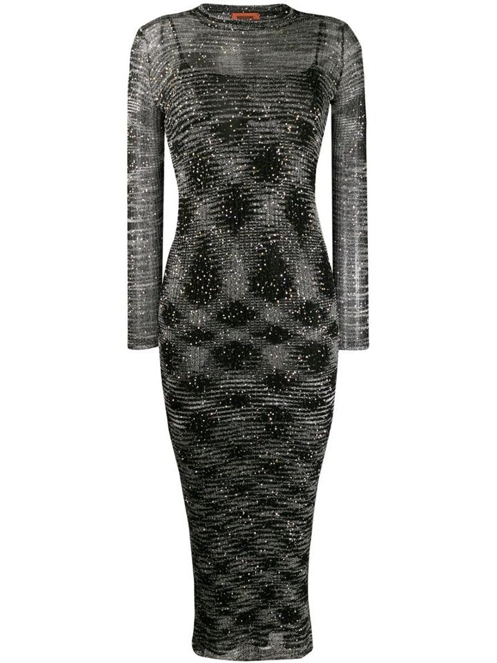 Missoni Sequin Embellished Dress - Black