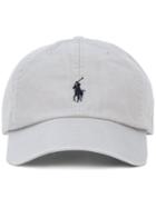 Polo Ralph Lauren Logo Embroidery Cap, Men's, Grey, Cotton